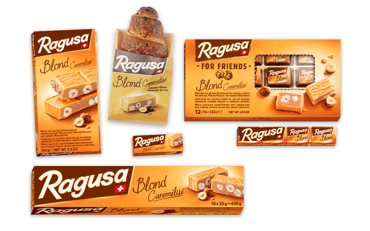 Barre de chocolat blond Ragusa - 100g