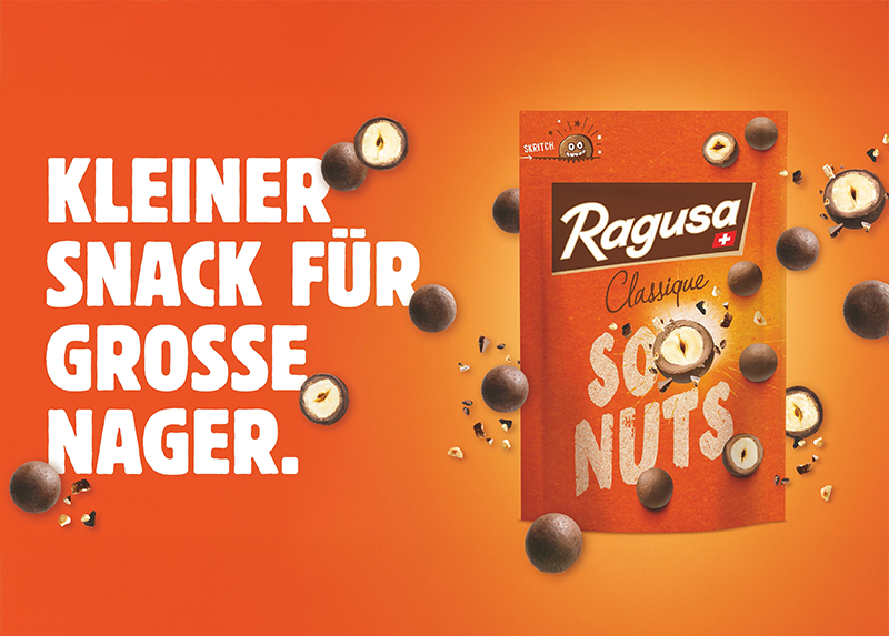 Knabbere die Ragusa-Neuheit